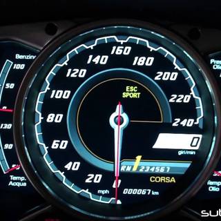 Koenigsegg speedometer wallpaper