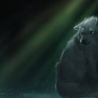 Anime wolves wallpaper