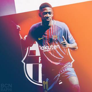 Ousmane Dembélé Barcelona wallpaper