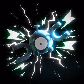 Magnemite HD wallpaper