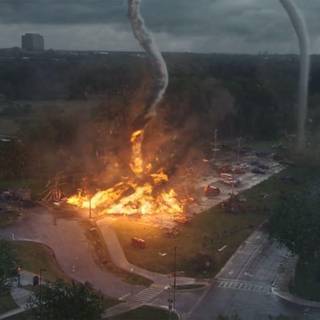 Fire whirl wallpaper