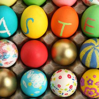Easter symbols wallpaper