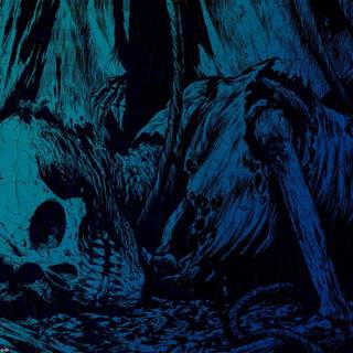 Cool flaming skull wallpaper