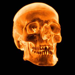 Cool flaming skull wallpaper