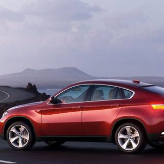 BMW X6 red wallpaper