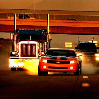 Transformer vehicles wallpaper