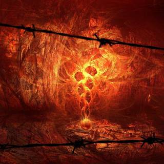 Abstract orange wallpaper