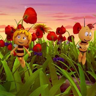 Bee cartoon wallpaper