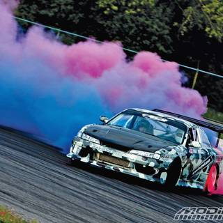 Car drifting wallpaper