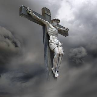 Christ Jesus on the cross wallpaper