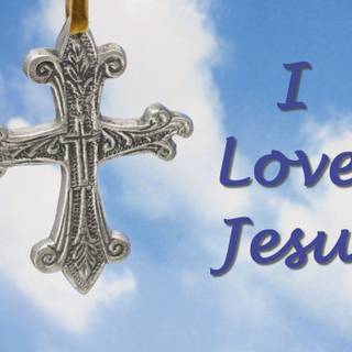 Christ Jesus on the cross wallpaper