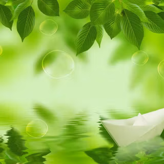 Greenish wallpaper