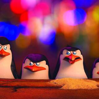 Animated penguin wallpaper
