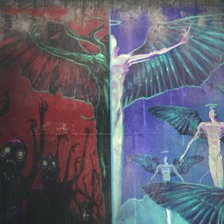 Heaven and hell wallpaper