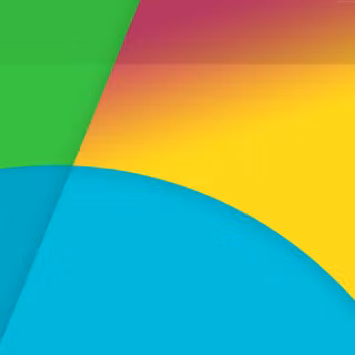 Green and blue wallpaper