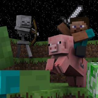 Minecraft Steve wallpaper