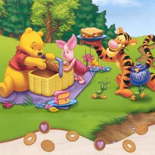 Fantastic picnic wallpaper