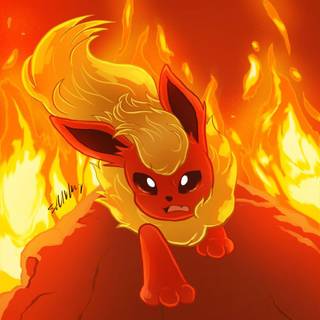 Flareon HD wallpaper
