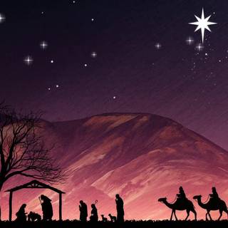 Nativity scene background