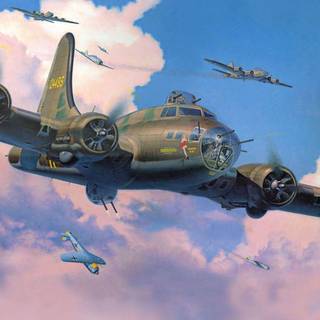 Boeing B-17 Flying Fortress HD wallpaper
