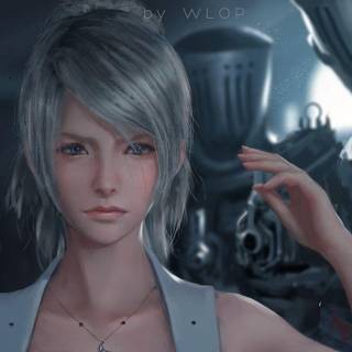 Wlop digital artist wallpaper