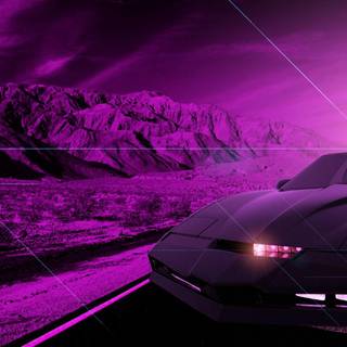 Retro wave wallpaper