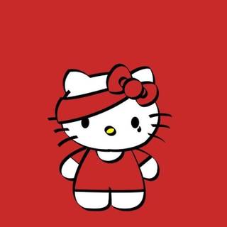 Red Hello Kitty wallpaper