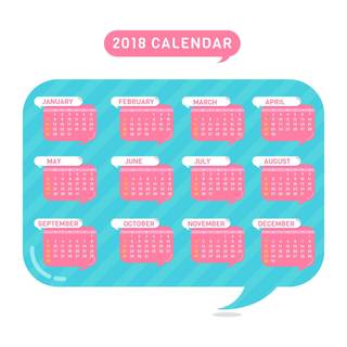 Calendar 2018 wallpaper