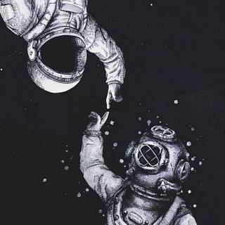 Astronaut HD wallpaper