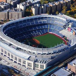 NY Yankee Stadium Facade wallpaper
