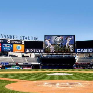 NY Yankee Stadium Facade wallpaper