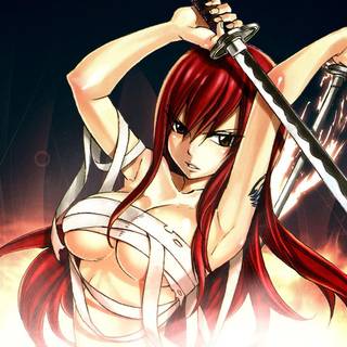 Erza HD wallpaper