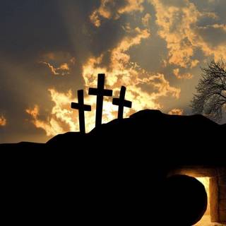 The Three Crosses of Calvary wallpaper