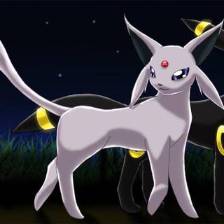 Espeon x Jolteon wallpaper