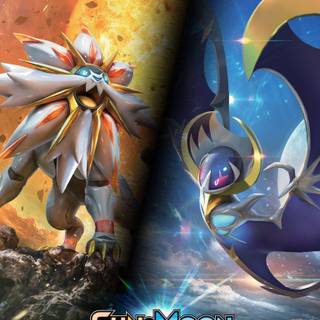Pokémon Sun and Moon HD wallpaper