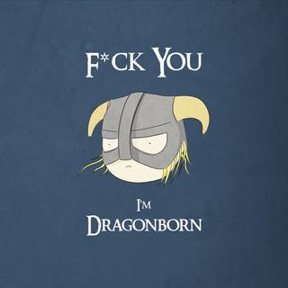 Skyrim minimalist wallpaper