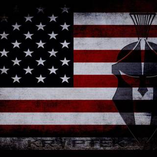 Police flags wallpaper