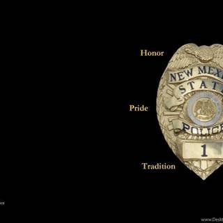 Police badge wallpaper