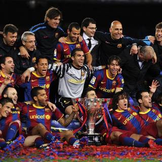 Barcelona squad wallpaper