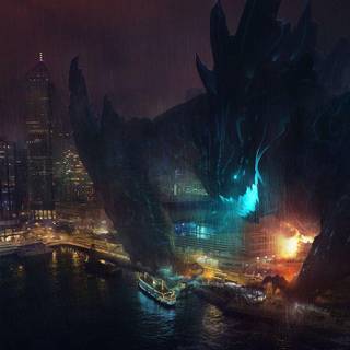 Rain at night wallpaper