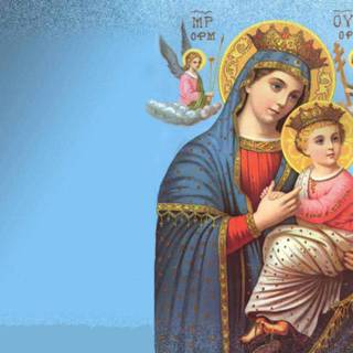 Jesus Christ Mother Mary wallpaper