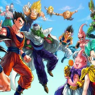 Vegeta and Trunks wallpaper