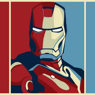 Iron Man cartoon wallpaper