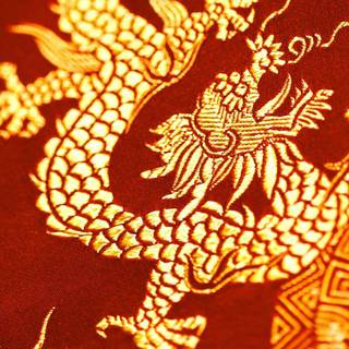 Chinese motif wallpaper