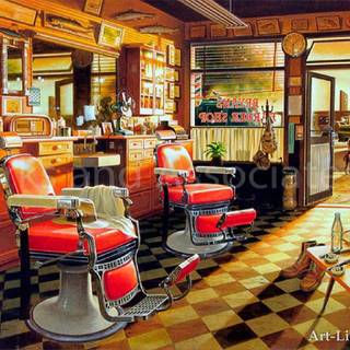 Barbershop wallpaper