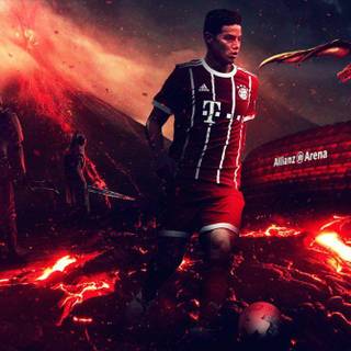 James Rodriguez Bayern Munich wallpaper