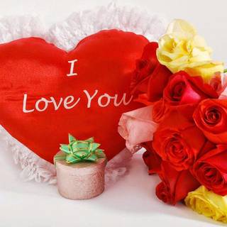 Cute i love u wallpaper for mobile