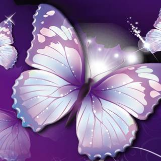 Beautiful wallpaper of butterflies