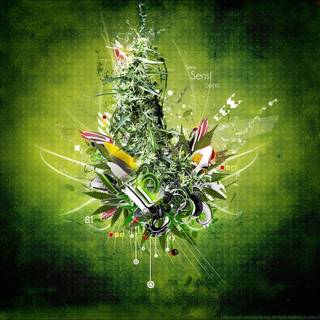 Free PS4 wallpaper weed