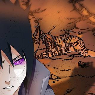 Wallpaper sasuke rinnegan